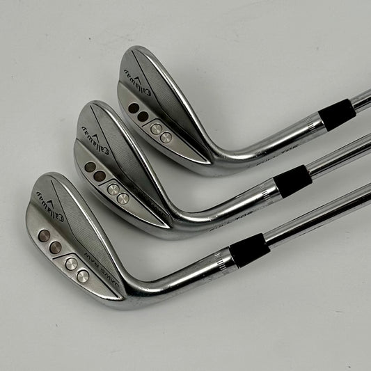 Callaway Jaws Raw 50-56-60 / Wedge-flex / TT Dynamic Gold Tour Issue 115 Spinner