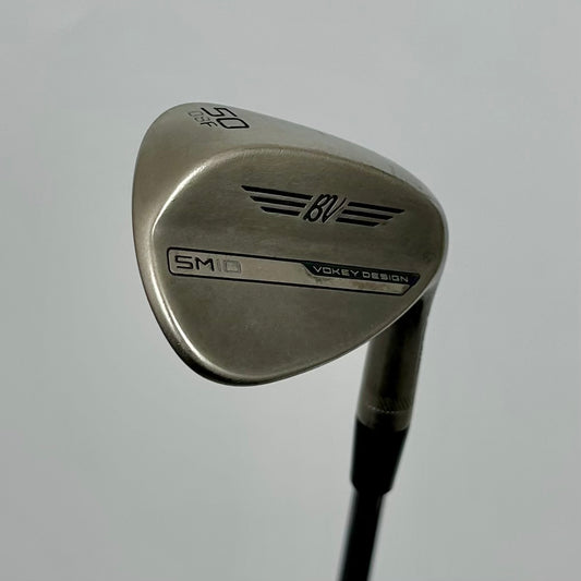 Titleist Vokey SM10 Nickel 50° / X-Stiff / TT AMT Tour White X100