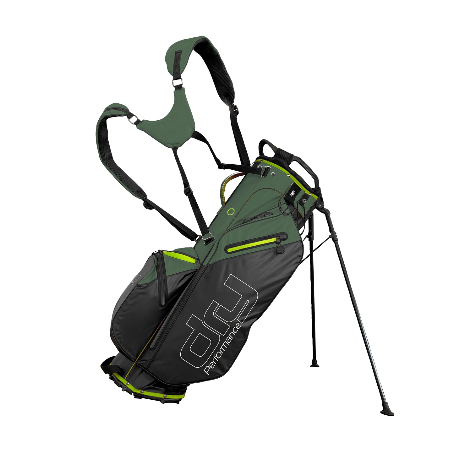 Dry Performance Waterproof Hybrid Bärbag 9" Green/Black/Lime (2024)