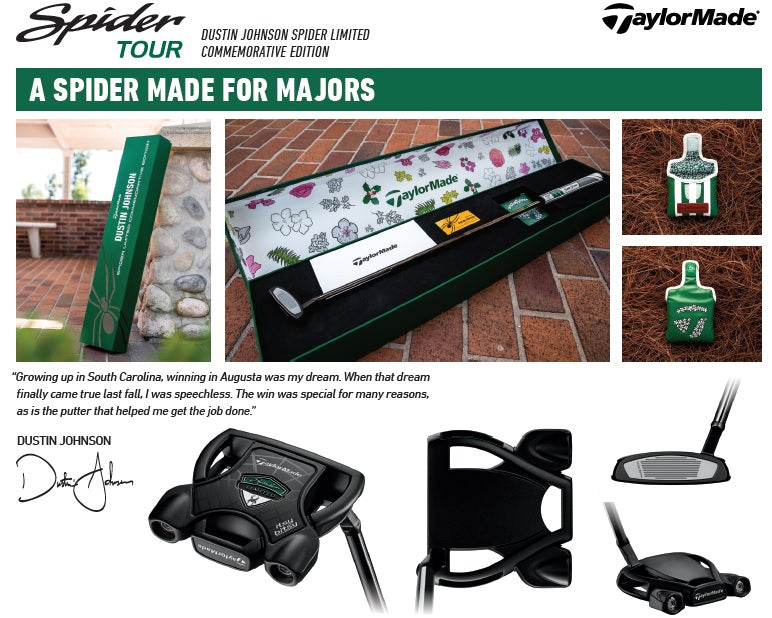 TaylorMade Spider Dustin Johnson Limited Commemorative Edition / 35"