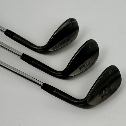 Titleist Vokey SM7 Jet Black Raw 52-56-60 / Wedge-flex