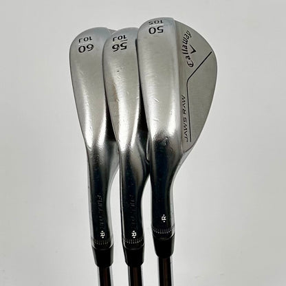 Callaway Jaws Raw 50-56-60 / Wedge-flex / TT Dynamic Gold Tour Issue 115 Spinner