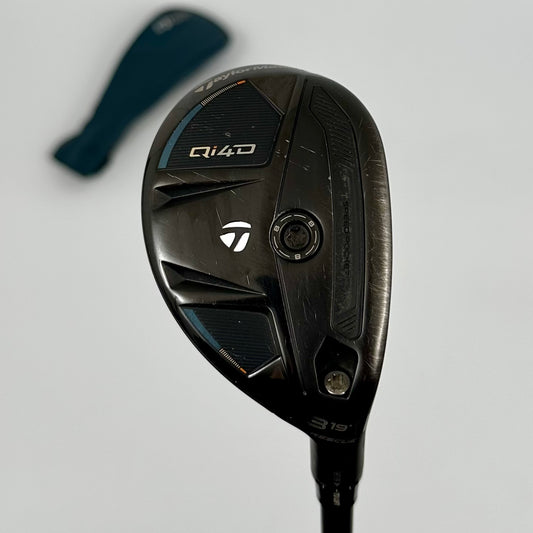 TaylorMade Qi4D Rescue Hybrid 3 19° / Stiff / KBS Reax Black 75 S