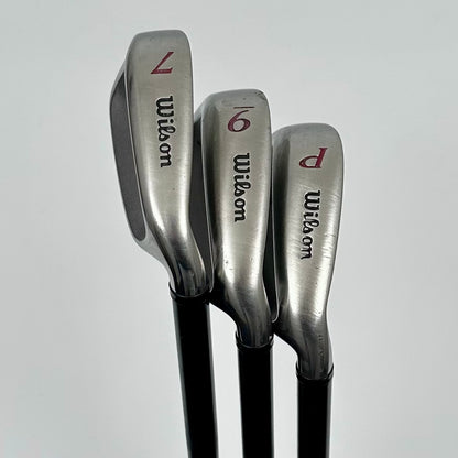 Wilson Deep Red Halvset J7-J9-PW / Regular / UST Mamiya Fat Shaft Tri-Play+ R