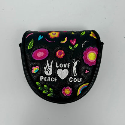 Love, Peace and Golf Headcover Putter