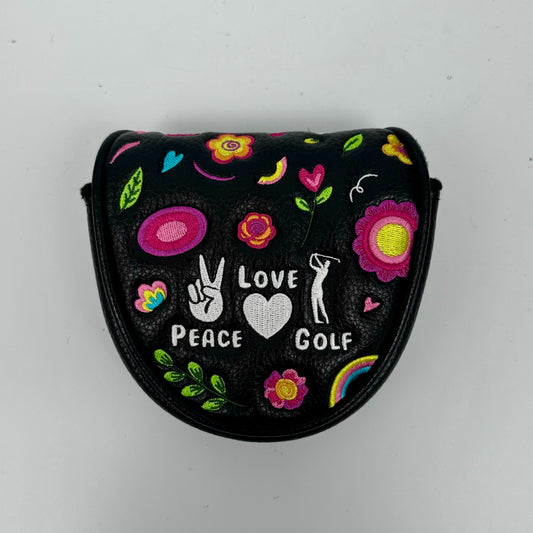 Love, Peace and Golf Headcover Putter