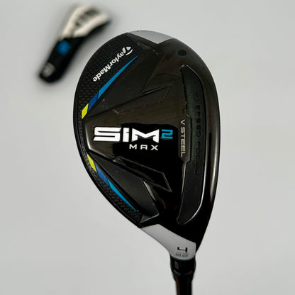 TaylorMade SIM2 Max Hybrid 4 22° / Stiff / Fujikura Ventus Blue 7-S