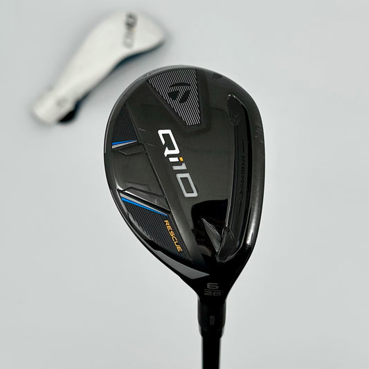 TaylorMade Qi10 Rescue Hybrid 6 28° / Senior / Fujikura Ventus TR Blue HB 5-A