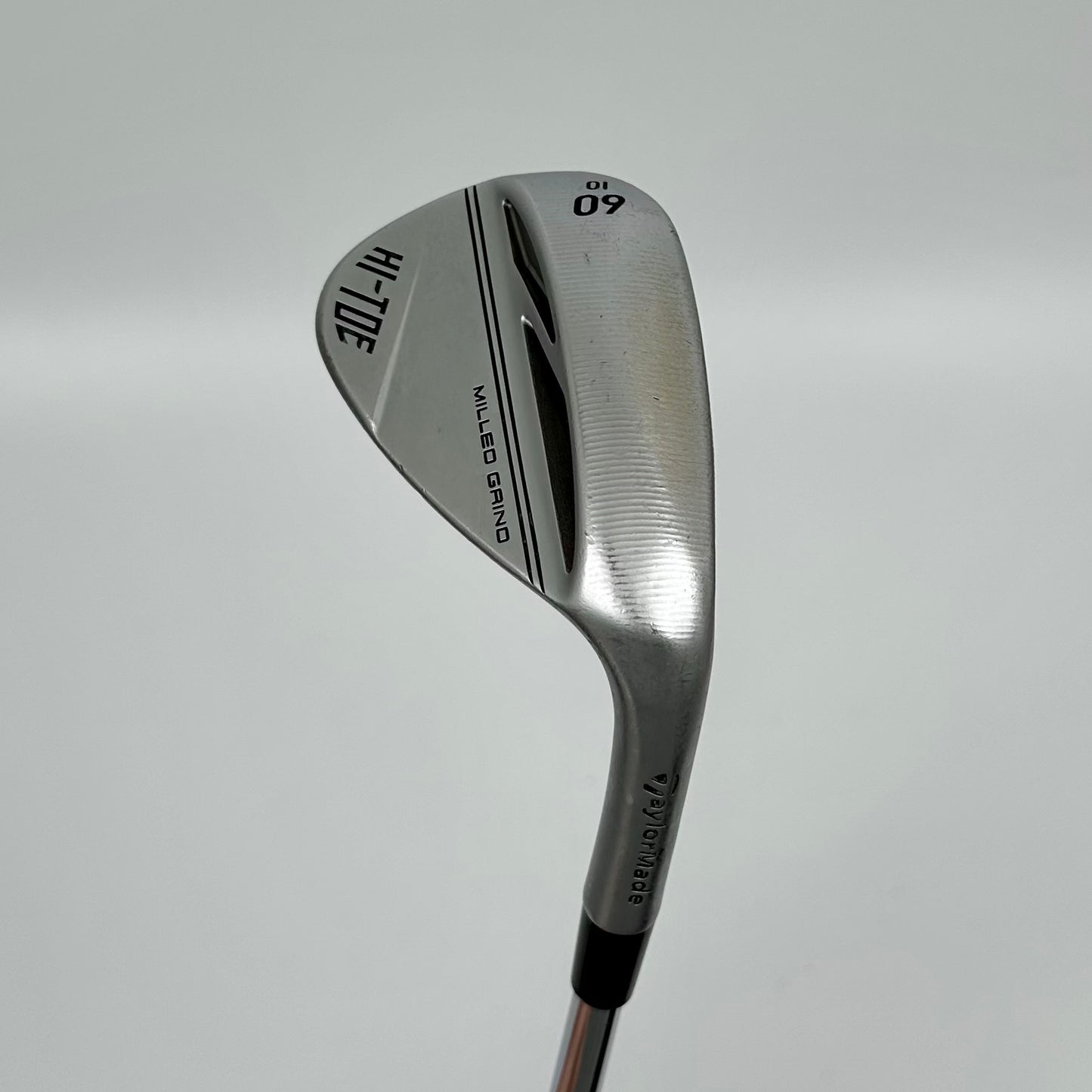 TaylorMade Milled Grind Hi-Toe 3 Chrome 60° / Wedge-flex / KBS Hi-Rev 2.0 115