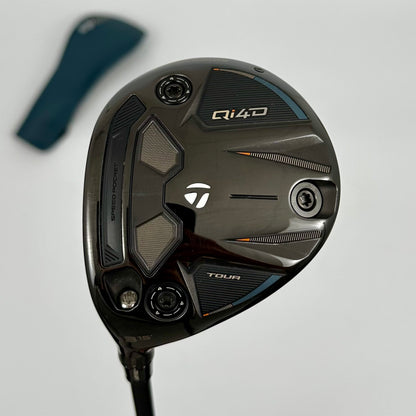 TaylorMade Qi4D Tour FW3 15° / Stiff / Mitsubishi Tensei 1K Black 75 S