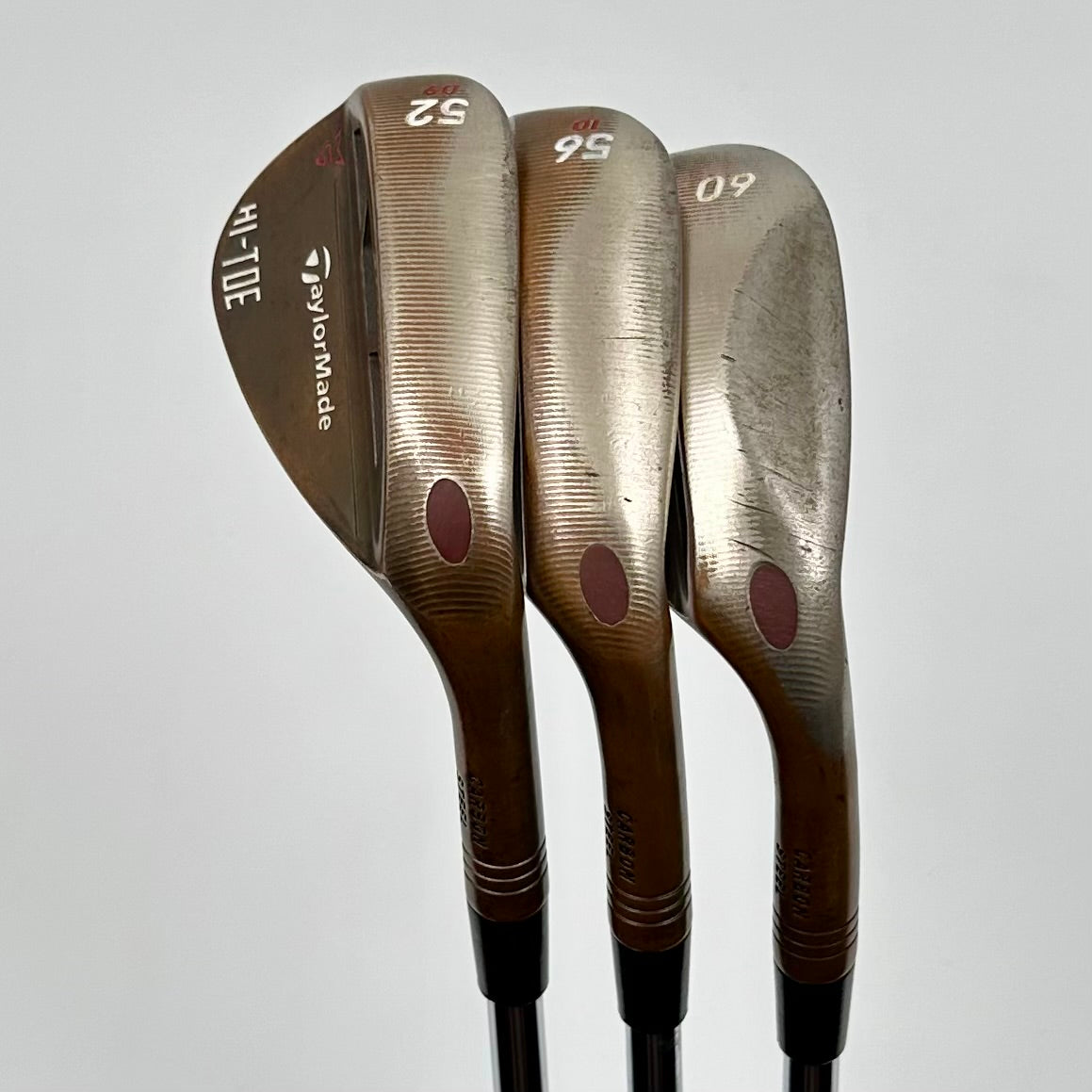 TaylorMade MG Hi-Toe Copper 52-56-60 / Wedge-flex / KBS Hi-Rev 2.0 115